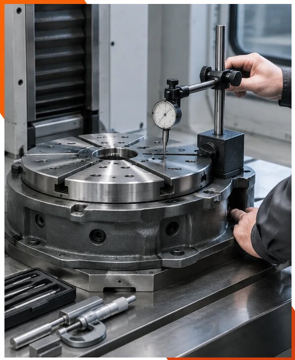 Калибровка поворотных столов в Заинске